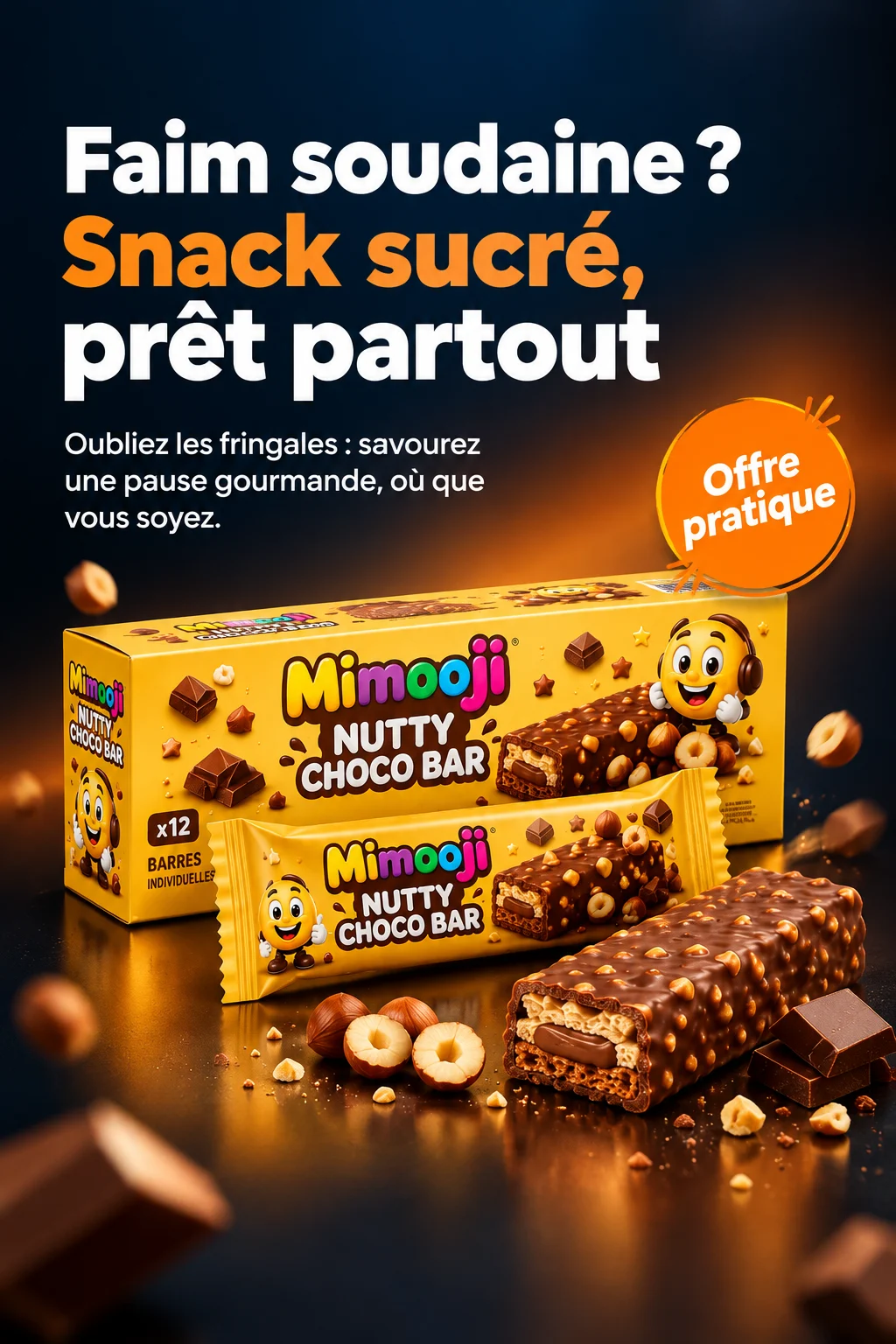 Barre Choco Noisettes