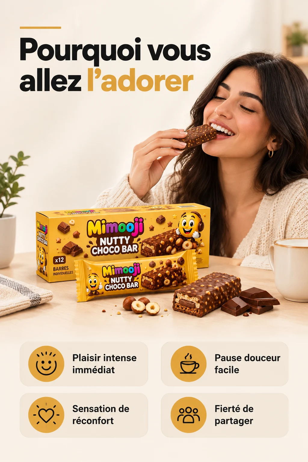 Barre Choco Noisettes