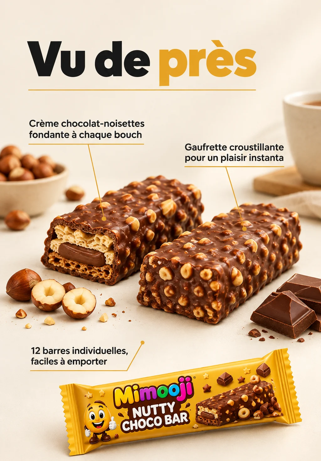 Barre Choco Noisettes